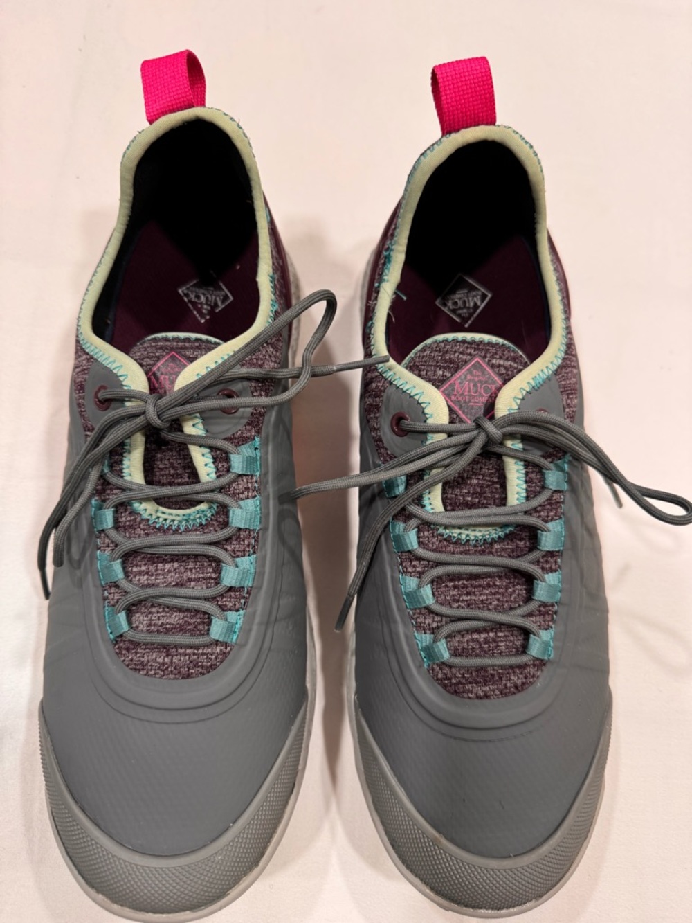 Muck Boot Company Waterproof Sneakers Women Size 11 Gray Outdoor Comfort Shoes